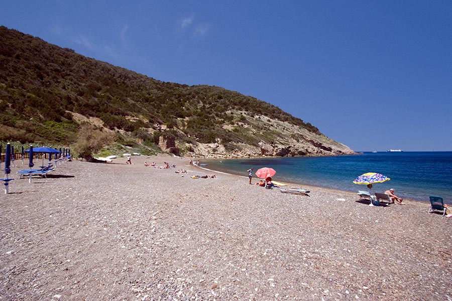 La spiaggia di Nisporto