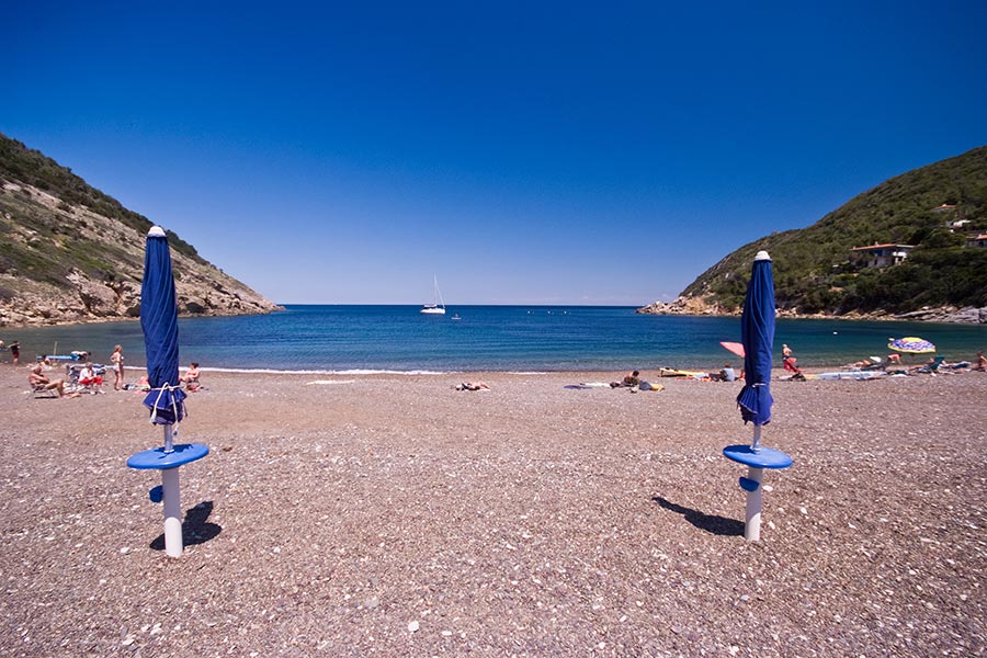 La spiaggia di Nisporto