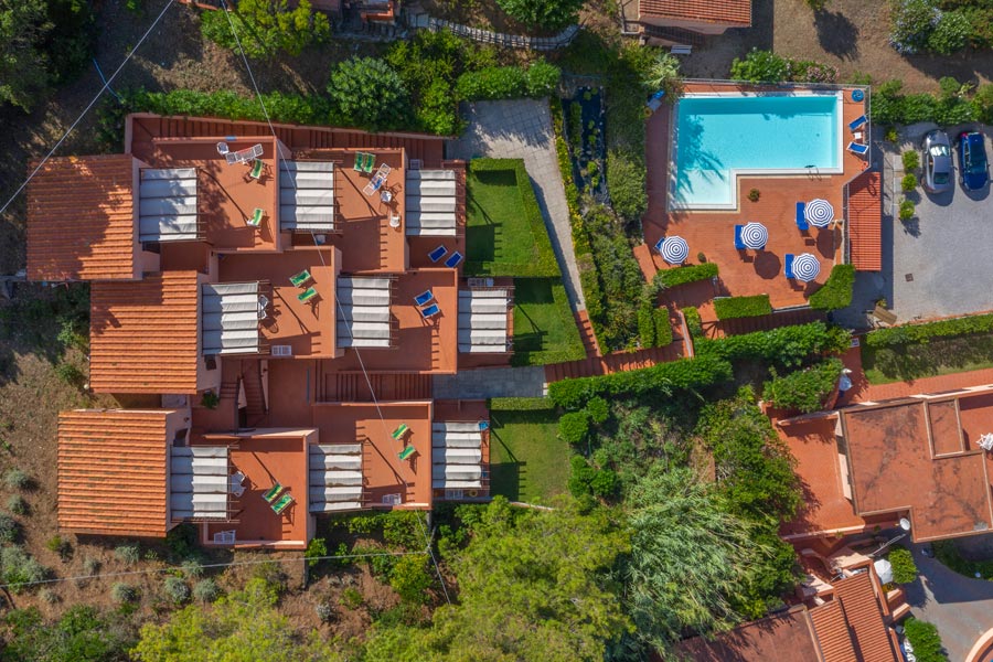 The apartments of Residence La Fonte, Elba